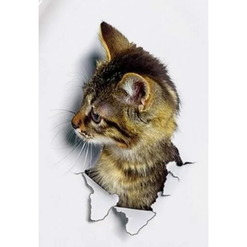 3pcs 3D Cute Cat Self-adhesive - Pvc Panel Background recensione e prezzo
