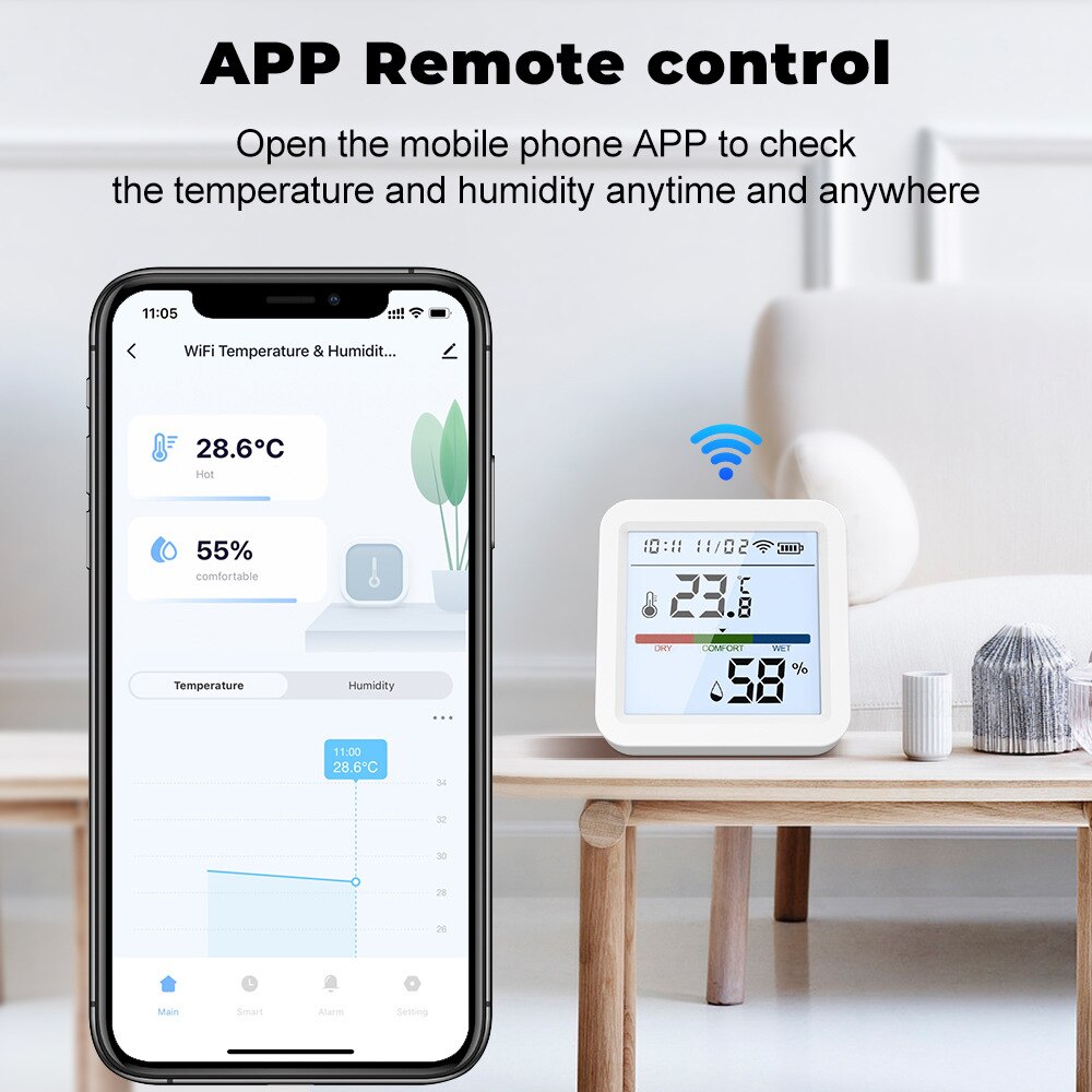 Tuya New WiFi Temperature Humi - Digital Hygrometer Probe recensione e prezzo