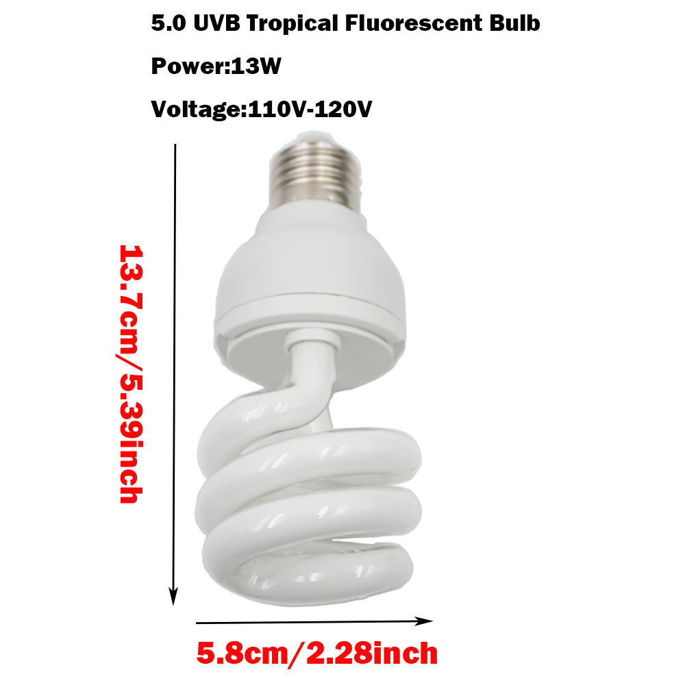 Reptile 5.0 UVB Lamp Bulb Ligh - Calcium Powder Reptile recensione e prezzo