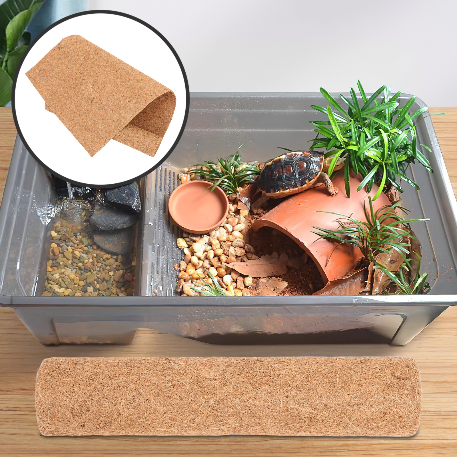 Coconut Fiber Mat 0 5x2m Repti - Substrate Coconut Fiber recensione e prezzo
