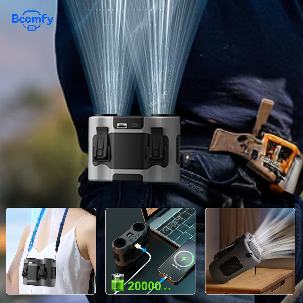 20000mAh Waist Fan Portable Ou - Timer Dual Outlet recensione e prezzo