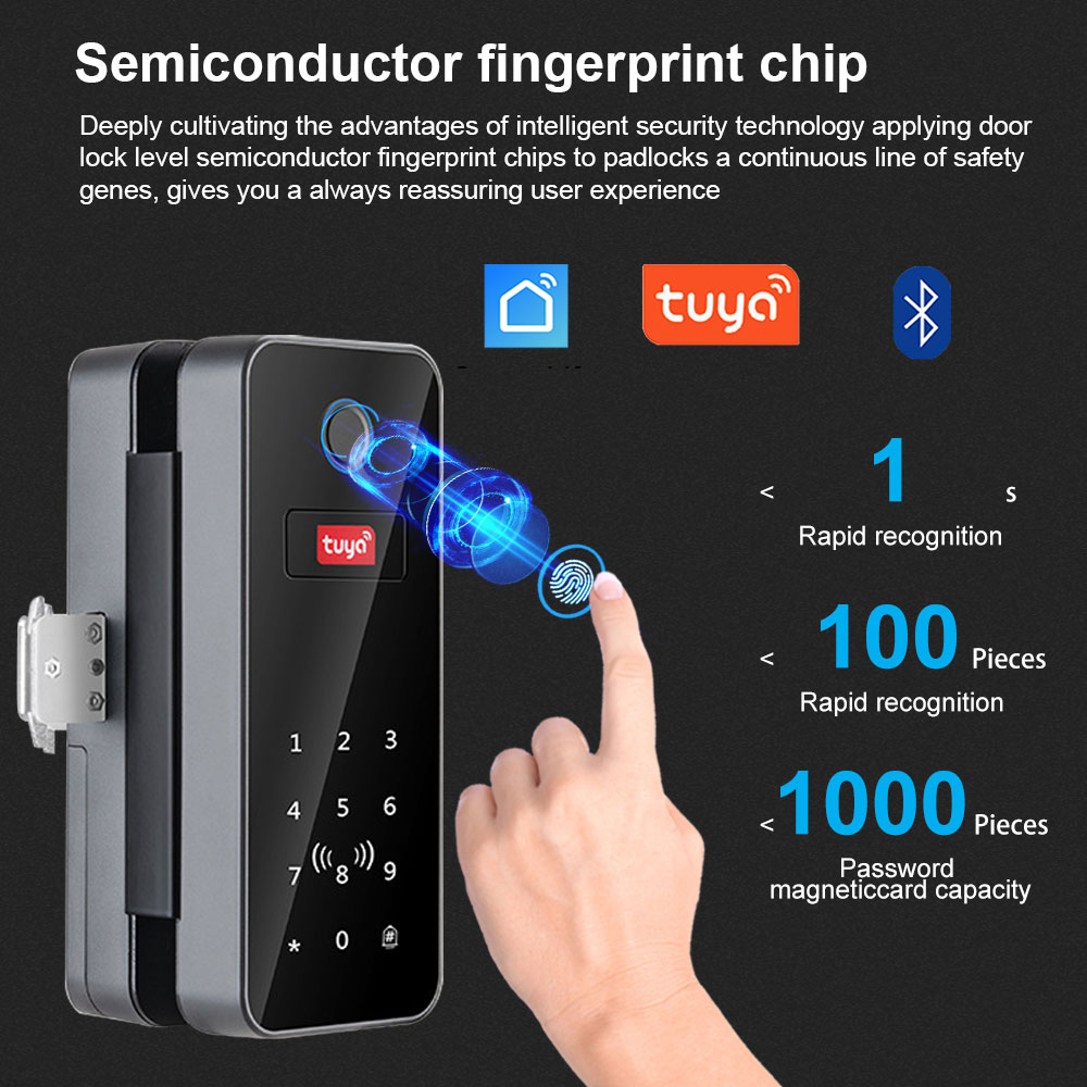 Bluetooth Electronic Glass LOC - Glass Door Hinge recensione e prezzo