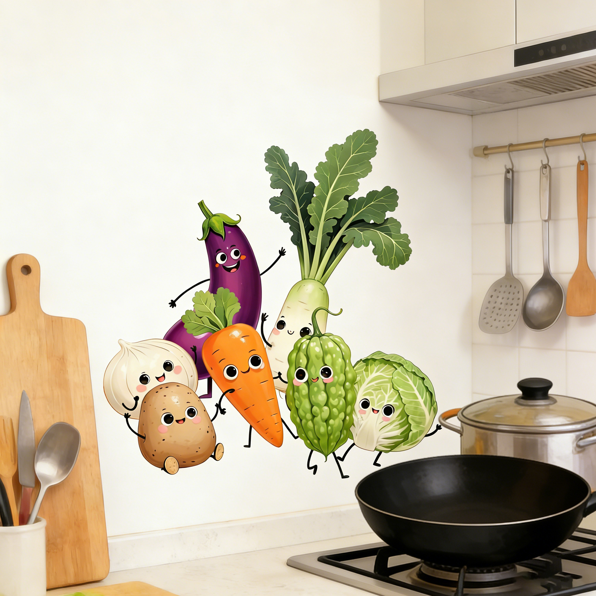 Emotionally Expressive Vegetab - Pvc Panel Background recensione e prezzo