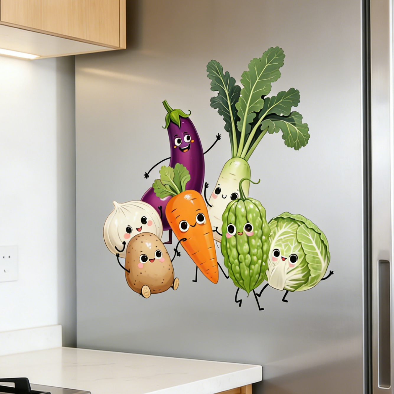 Emotionally Expressive Vegetab - Pvc Panel Background recensione e prezzo
