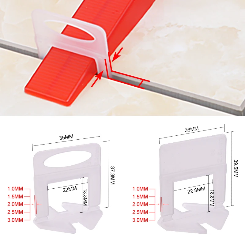 100pcs 1/1.5/2/2.5/3mm Ceramic - Ceramic Tile Floor recensione e prezzo