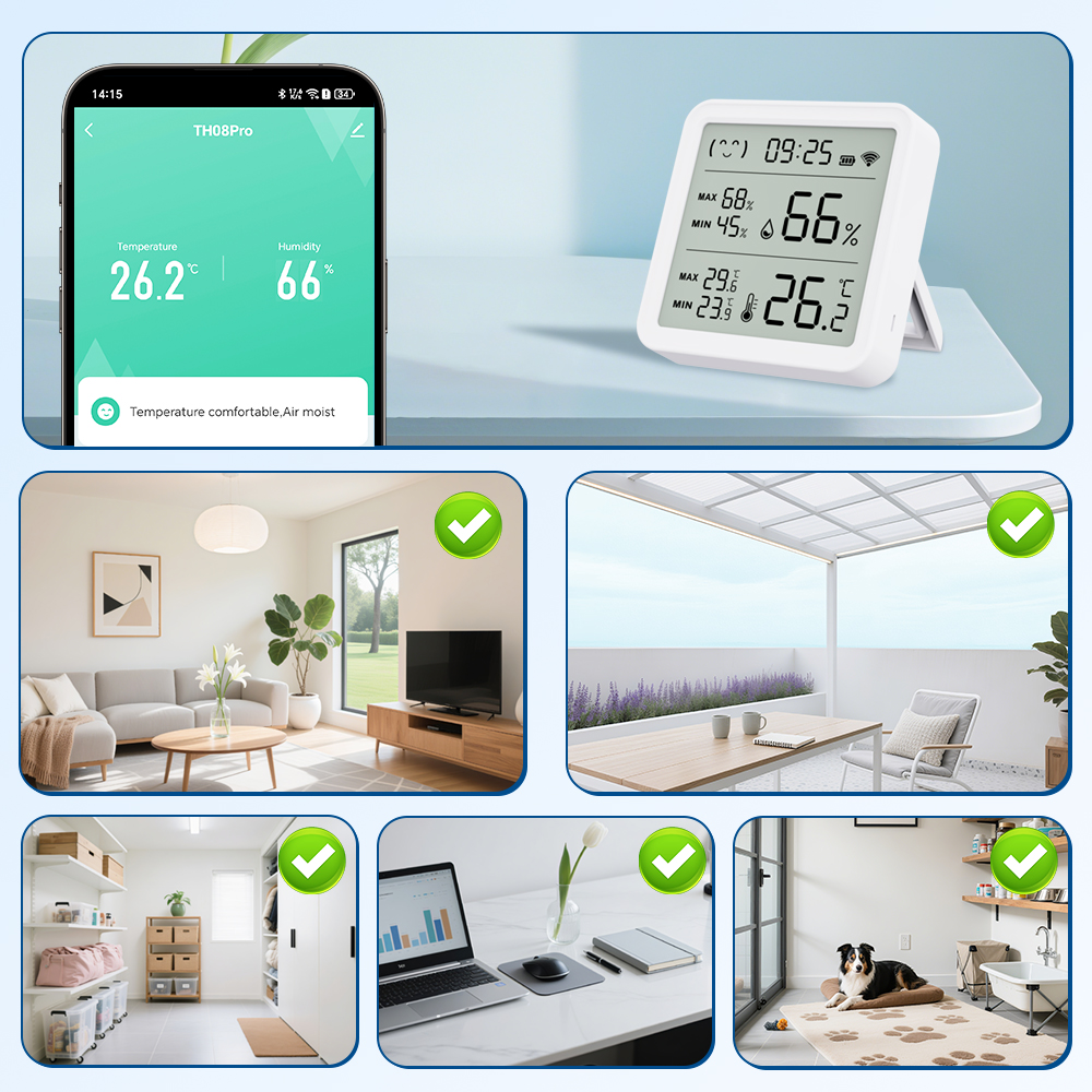 Tuya WiFi Thermometer hygromet - Digital Hygrometer Probe recensione e prezzo
