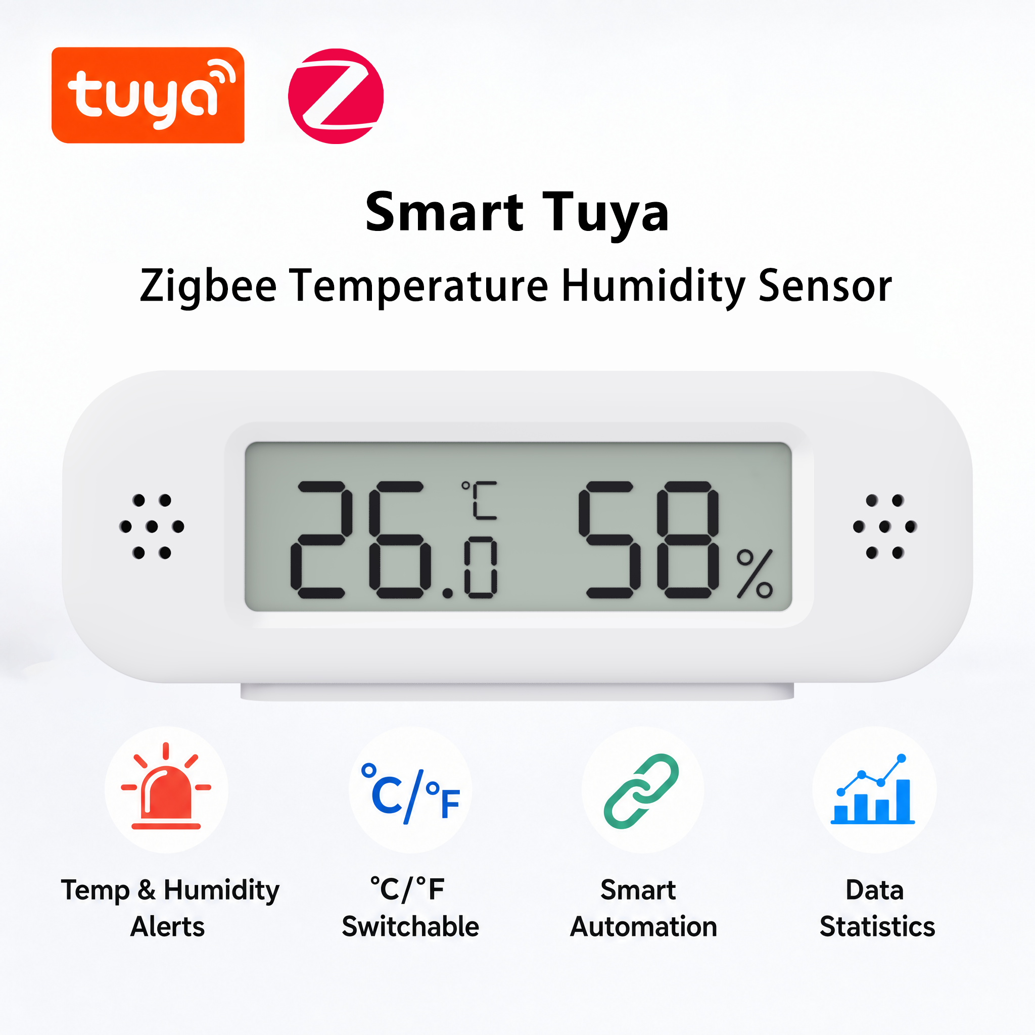Tuya Zigbee 3.0 Mini Temperatu - Digital Hygrometer Probe recensione e prezzo