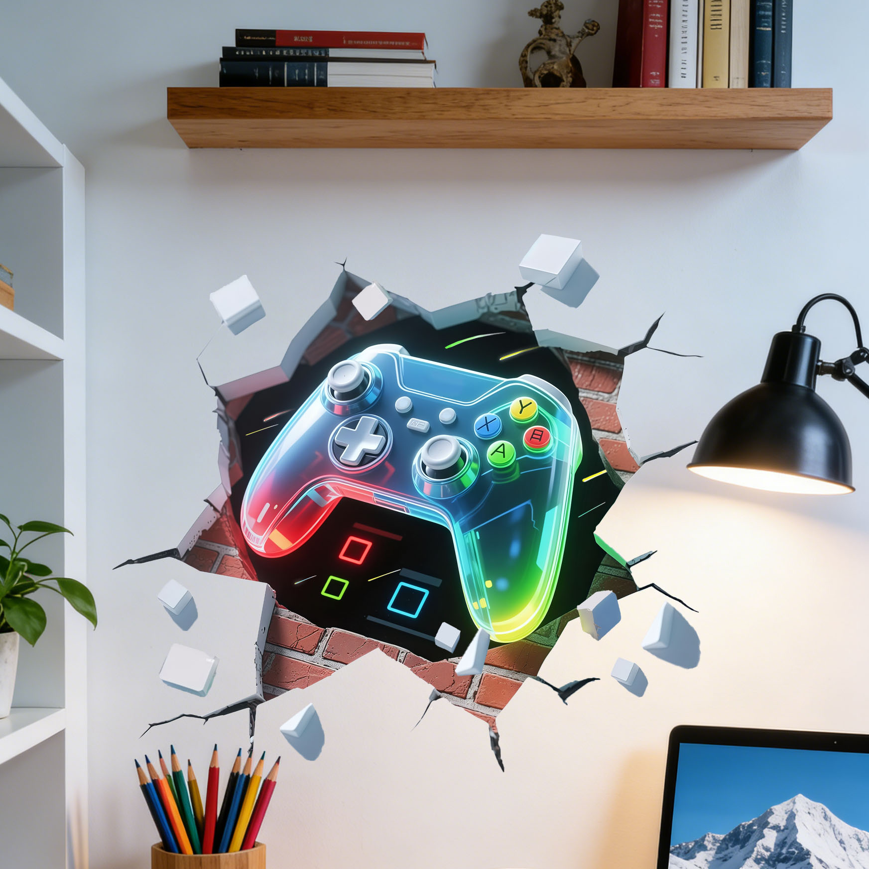 Game Controller Decal for Boys - Pvc Panel Background recensione e prezzo