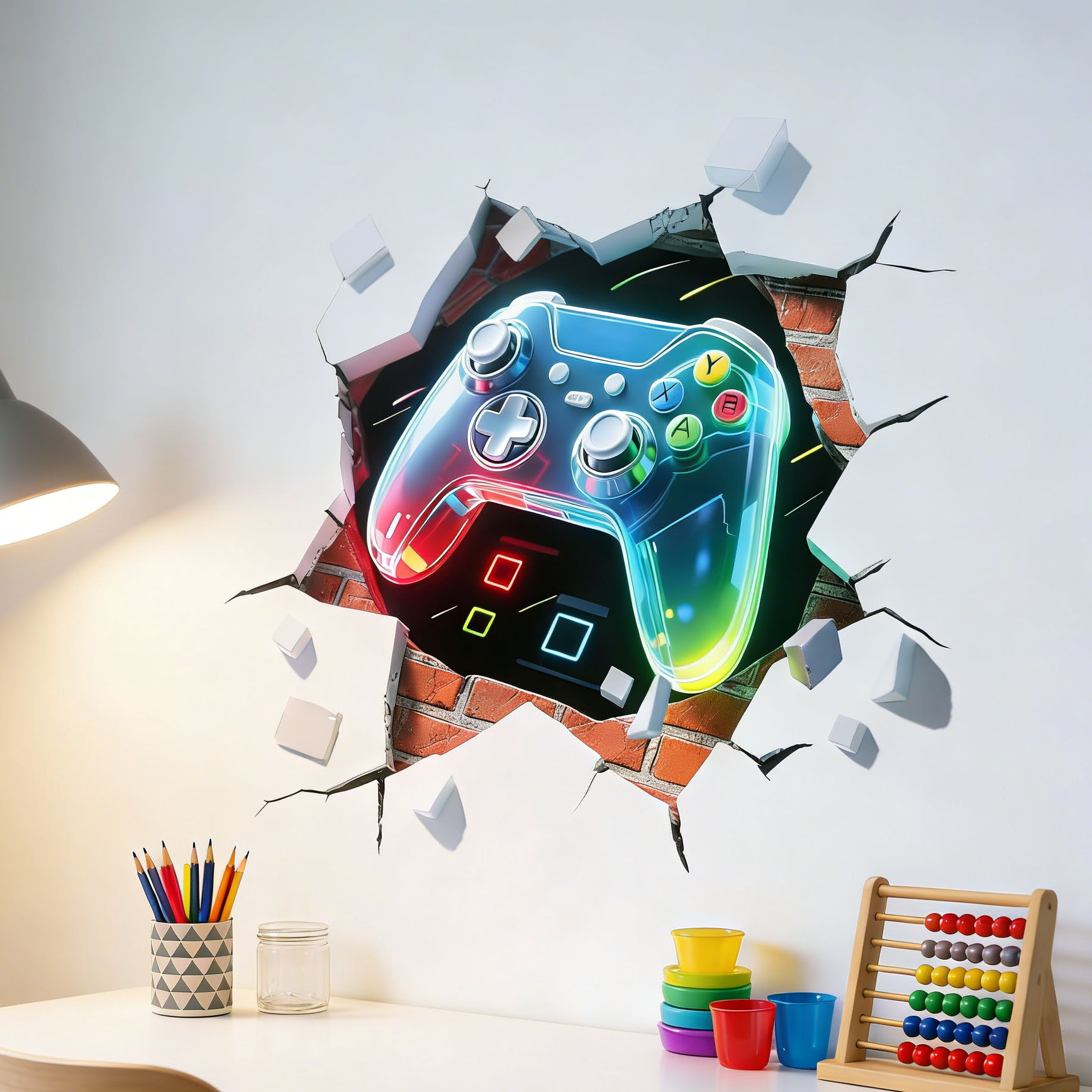 Game Controller Decal for Boys - Pvc Panel Background recensione e prezzo