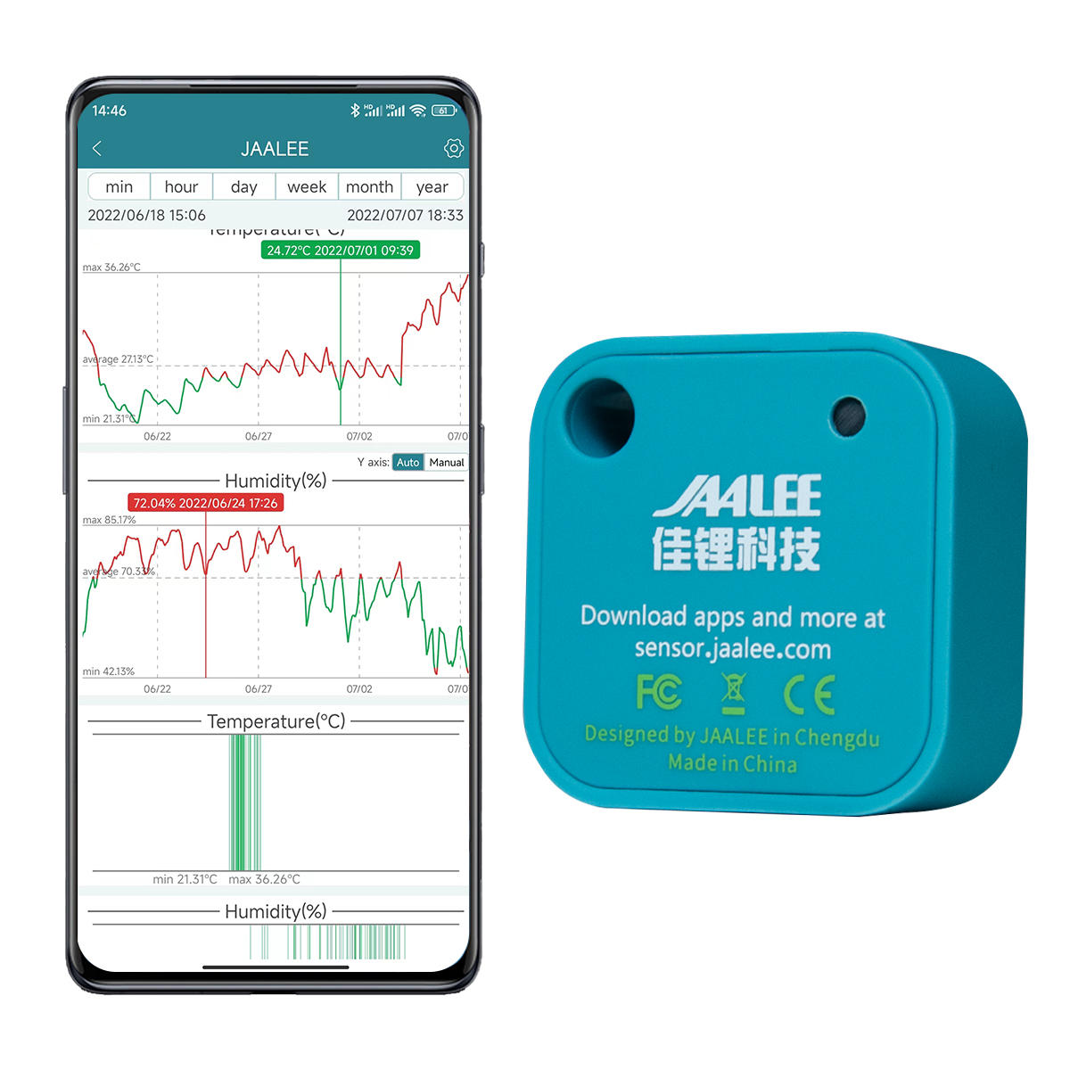 jaalee JHT Temperature/Humidit - Digital Hygrometer Probe recensione e prezzo