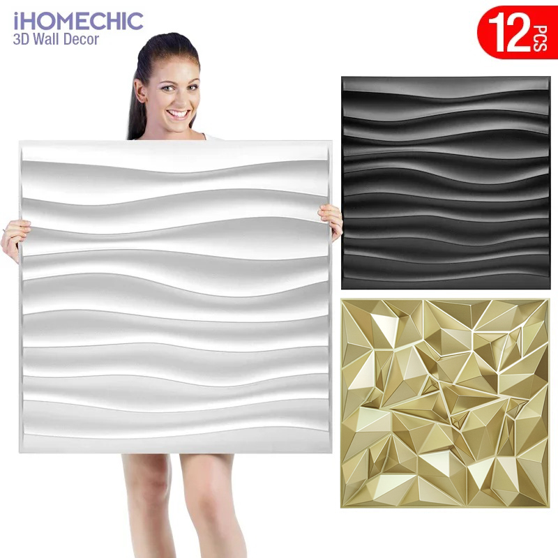 12pcs 50x50cm Champagne gold c - Pvc Panel Background recensione e prezzo