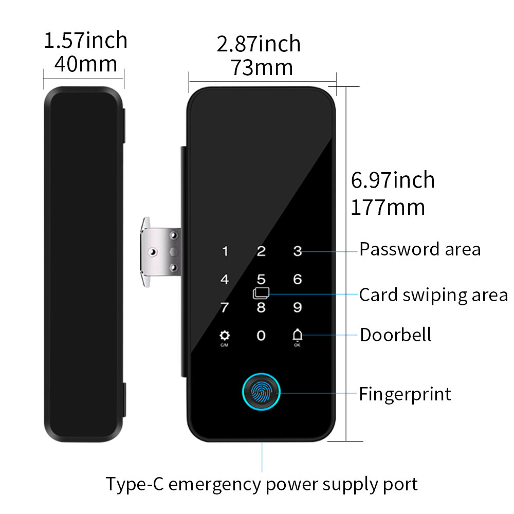 Tuya Smart Life Bluetooth Glas - Glass Door Hinge recensione e prezzo