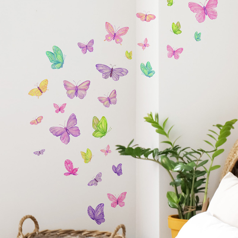 Romantic butterfly Wall Sticke - Pvc Panel Background recensione e prezzo