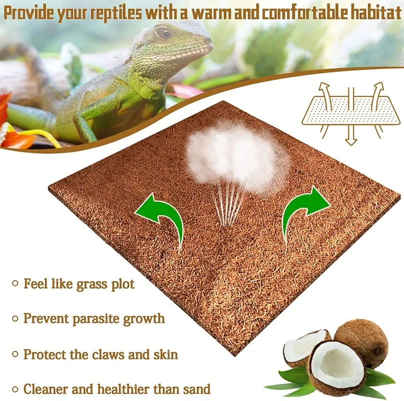 Reptile Carpet Natural Coconut - Substrate Coconut Fiber recensione e prezzo