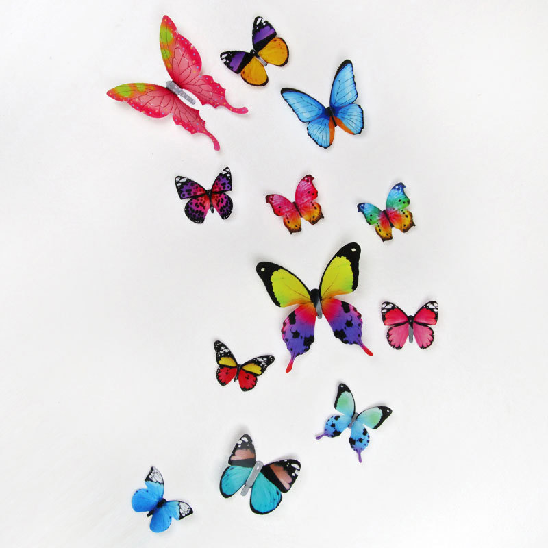 12Pcs 3D Butterfly Wall Sticke - Pvc Panel Background recensione e prezzo