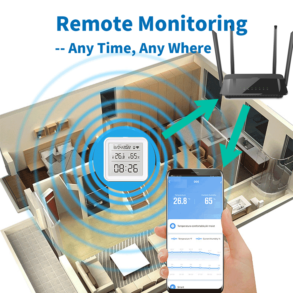 Tuya WIFI Temperature Humidity - Digital Hygrometer Probe recensione e prezzo