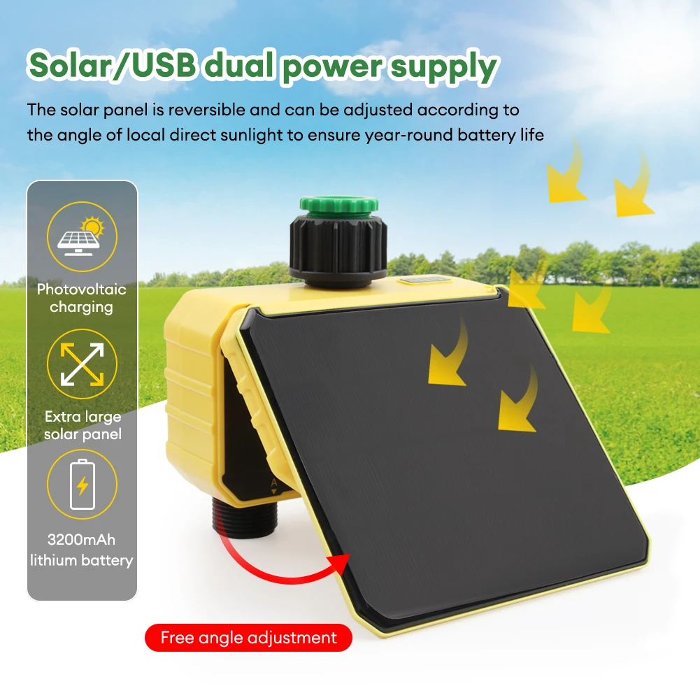 WiFi Solar Timer Dual Water Va - Timer Dual Outlet recensione e prezzo