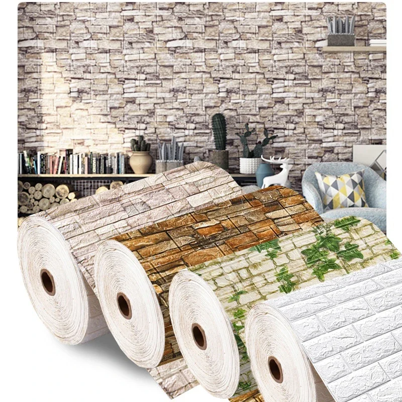 70cmx1/3/5/10M 3D Foam Brick W - Pvc Panel Background recensione e prezzo