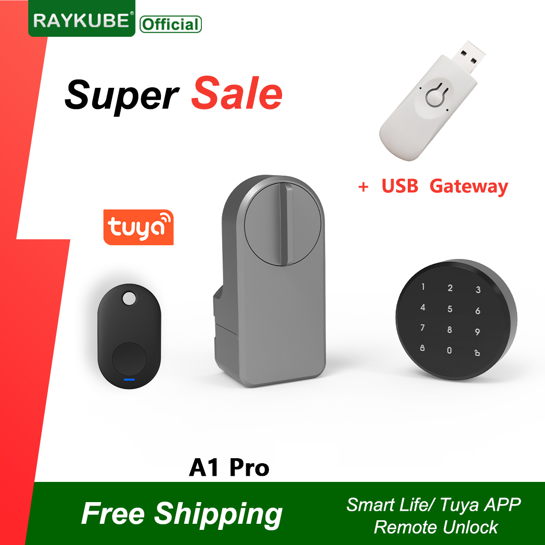 RAYKUBE A1 Pro Tuya BEL Smart  - Glass Door Hinge recensione e prezzo
