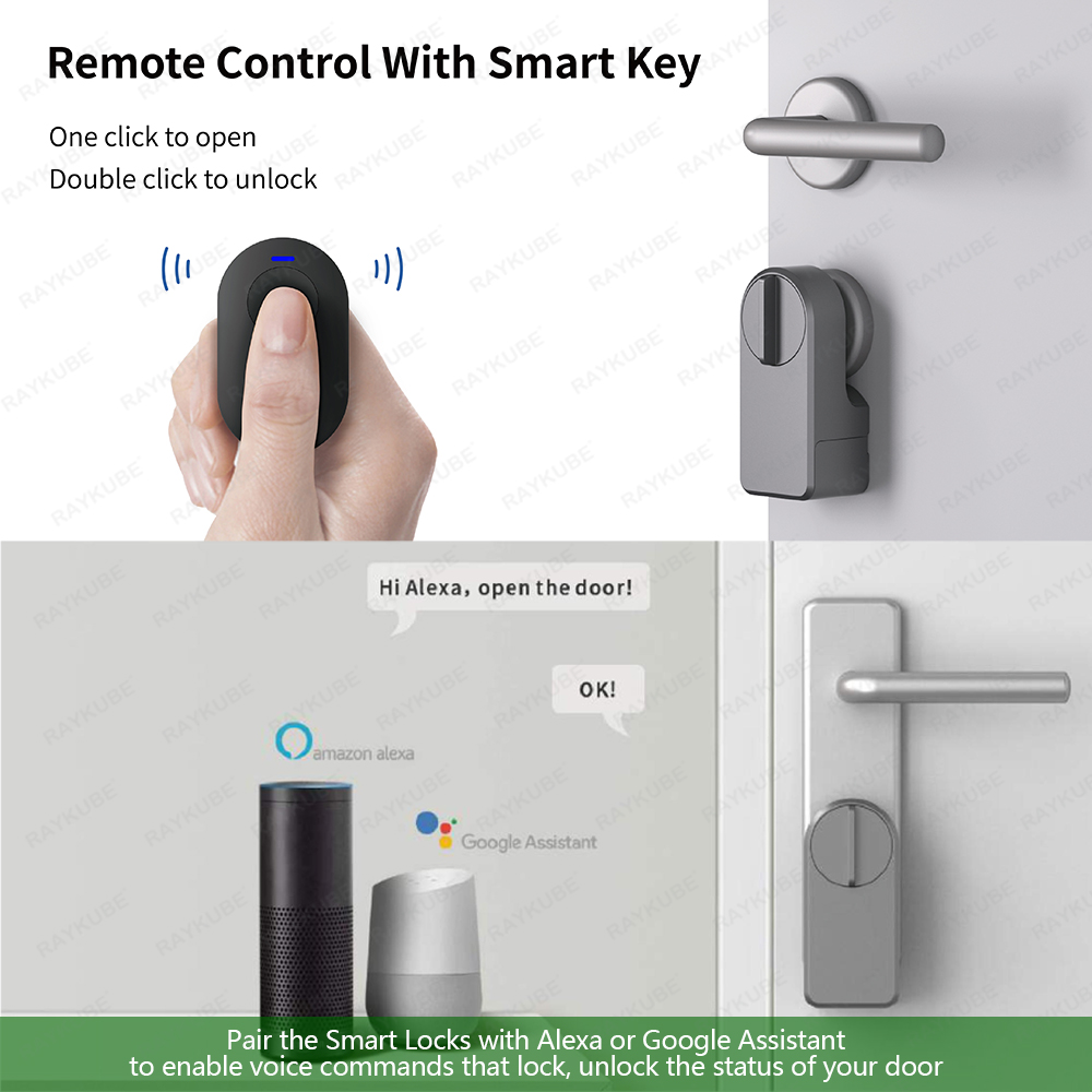 RAYKUBE A1 Pro Tuya BEL Smart  - Glass Door Hinge recensione e prezzo