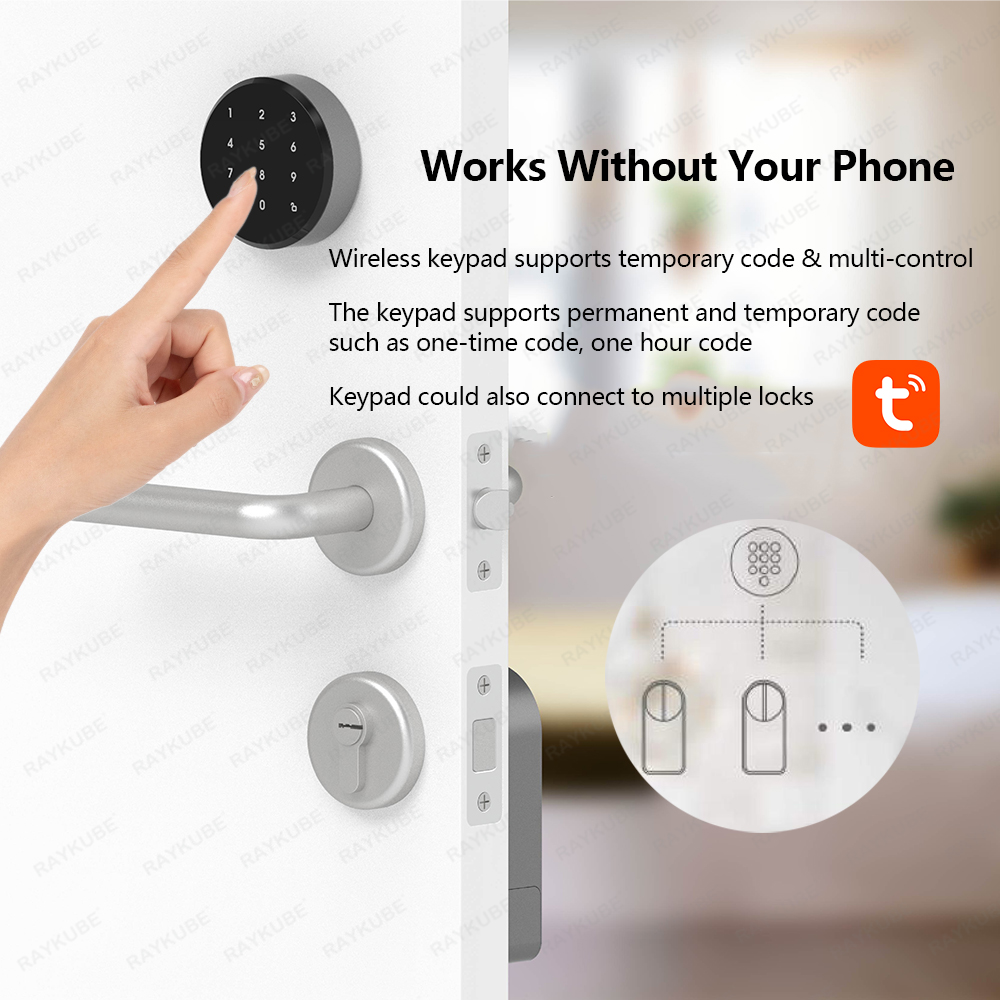 RAYKUBE A1 Pro Tuya BEL Smart  - Glass Door Hinge recensione e prezzo