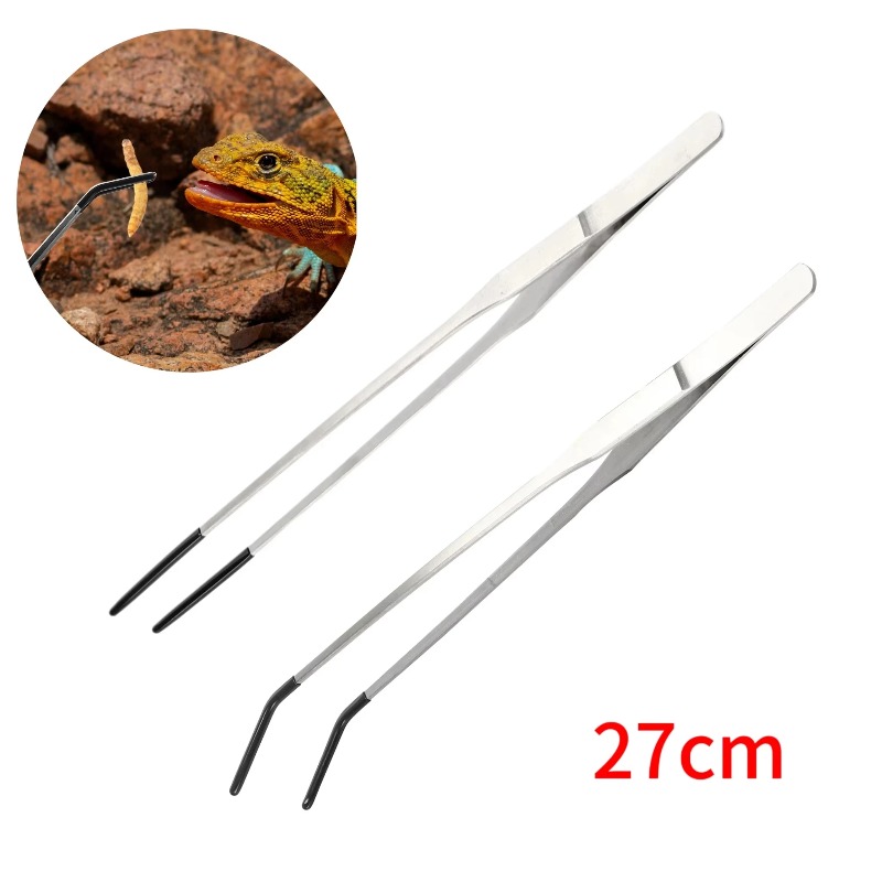2Pcs Stainless Steel Tweezers  - Feeding Tong Stainless recensione e prezzo