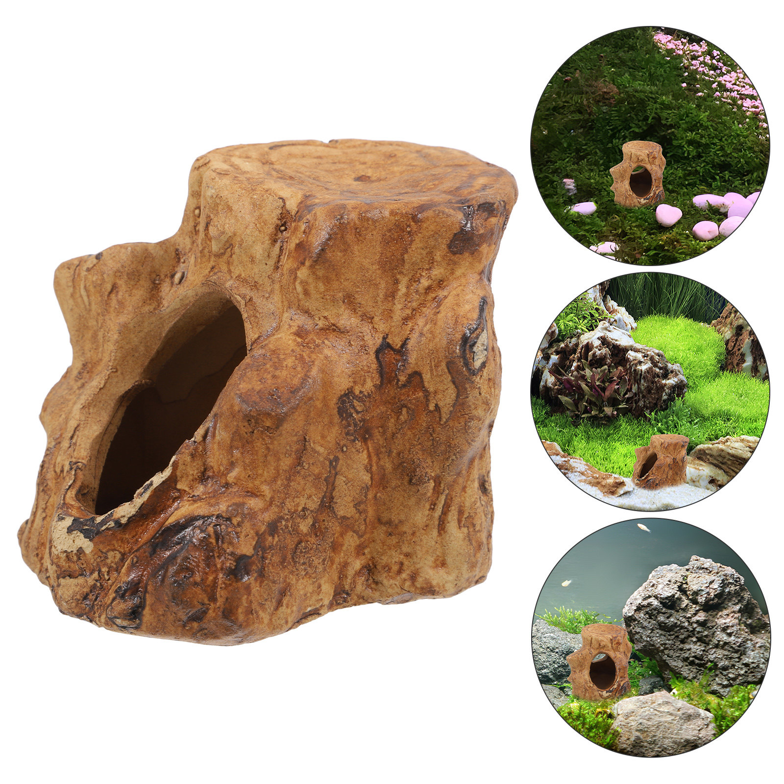 Pleco Caves Fish Tank Decorati - Hide Cave Ceramic recensione e prezzo
