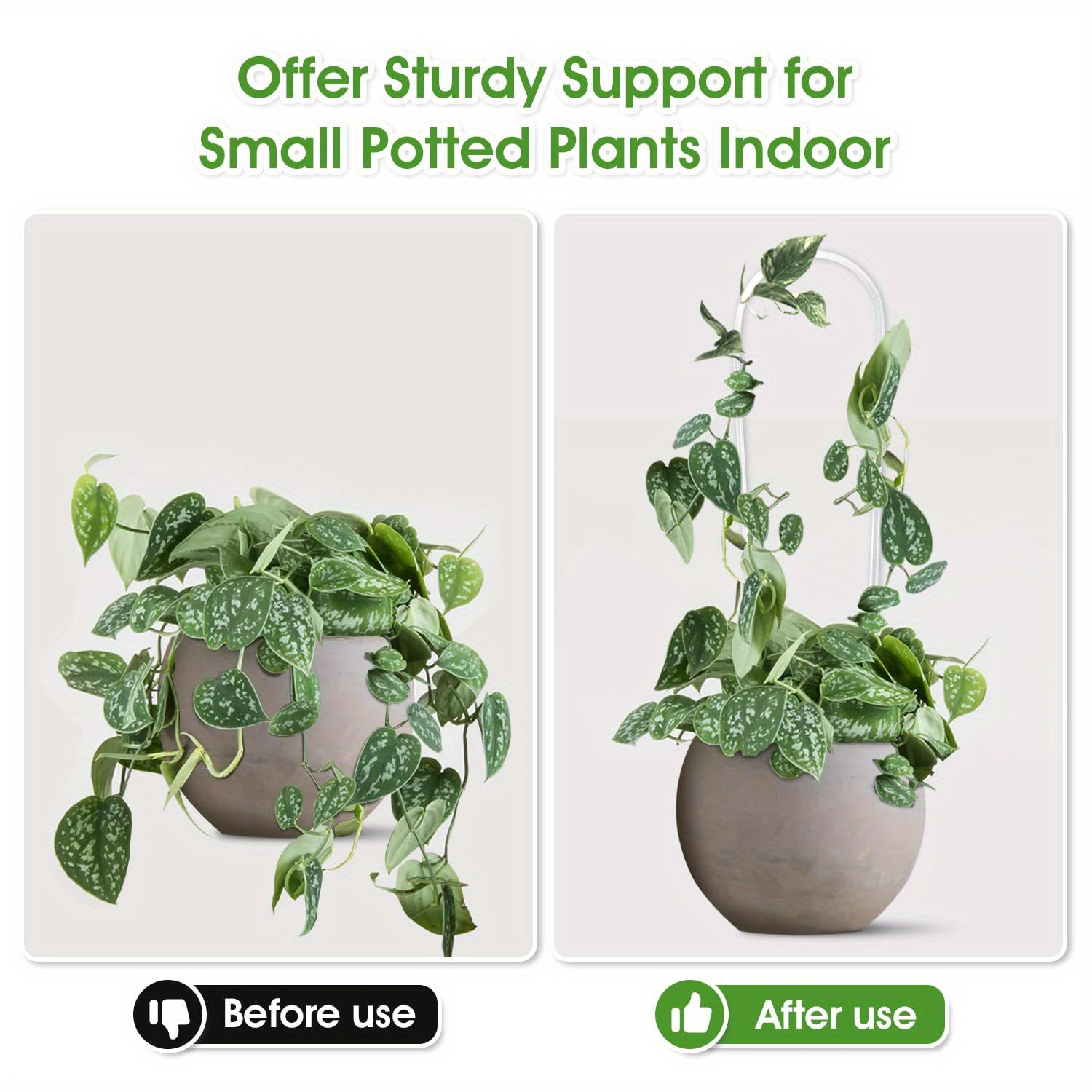 3pc u-shaped acrylic plant cli - Vine Climbing Plastic recensione e prezzo