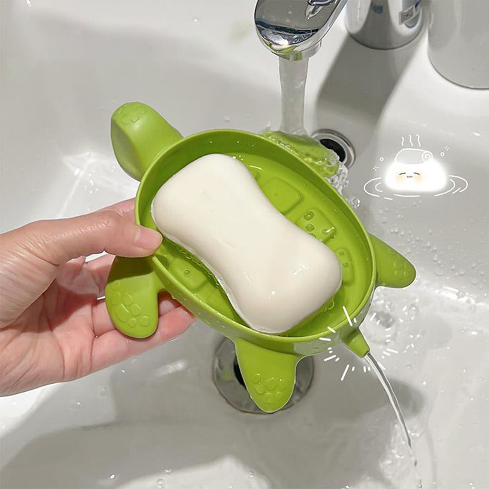 Turtle Drain Soap Box  Cartoon - Water Dish Reptile recensione e prezzo