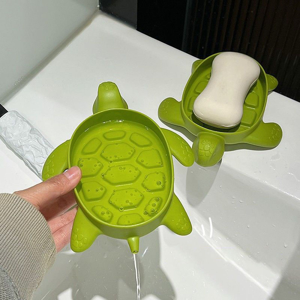 Turtle Drain Soap Box  Cartoon - Water Dish Reptile recensione e prezzo