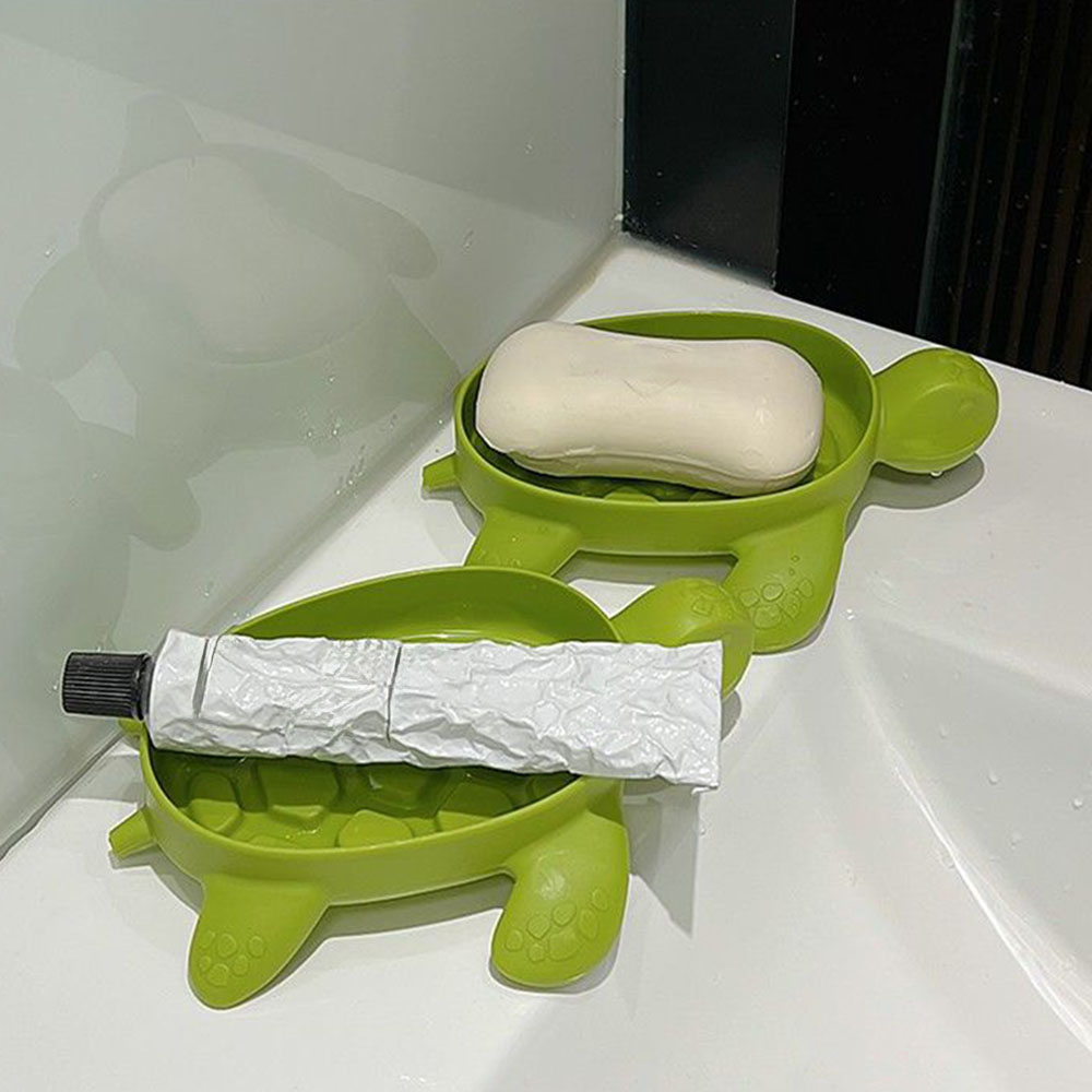 Turtle Drain Soap Box  Cartoon - Water Dish Reptile recensione e prezzo
