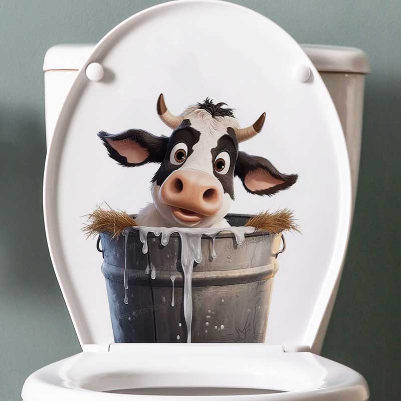 Cute Cow Wall Stickers Self-Ad - Pvc Panel Background recensione e prezzo