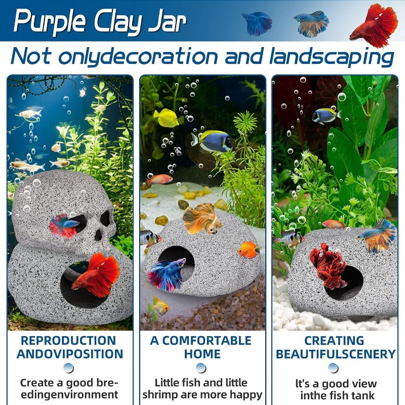 Aquarium Decorations Cave Fish - Hide Cave Ceramic recensione e prezzo