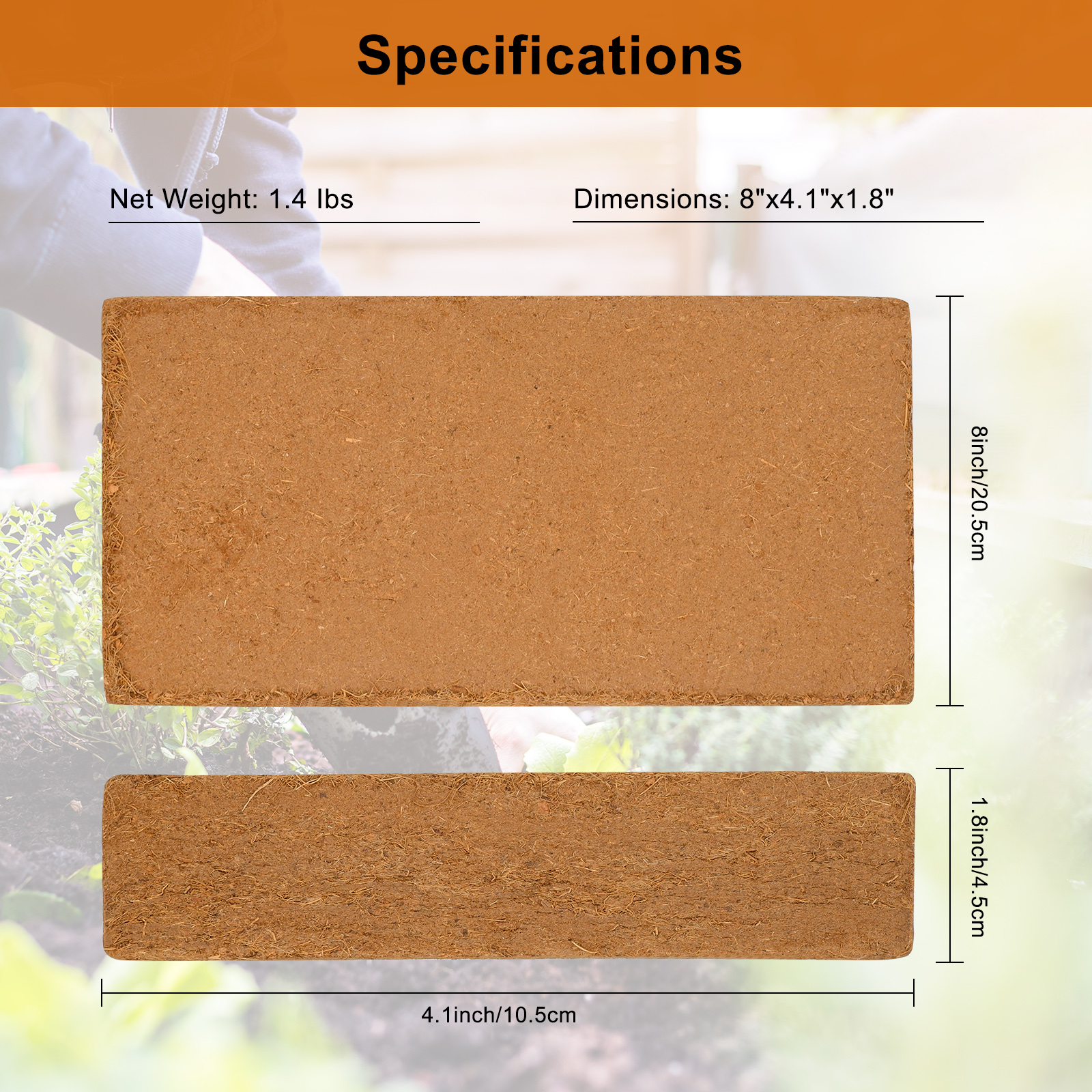 1 Pack Premium Coco Coir Brick - Substrate Coconut Fiber recensione e prezzo