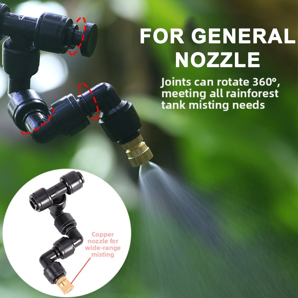 2 PCS Black Atomizing Nozzle 3 - Misting Nozzle Reptile recensione e prezzo