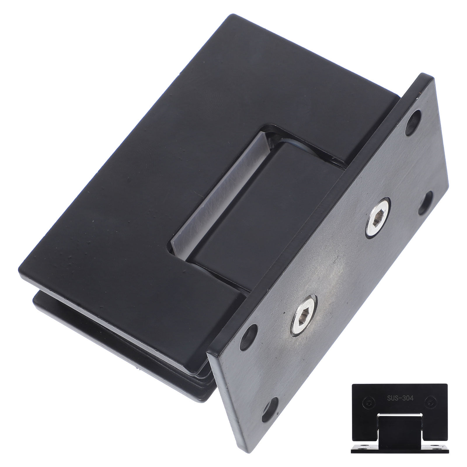1Pcs Glass Door Clamp Bathroom - Glass Door Hinge recensione e prezzo