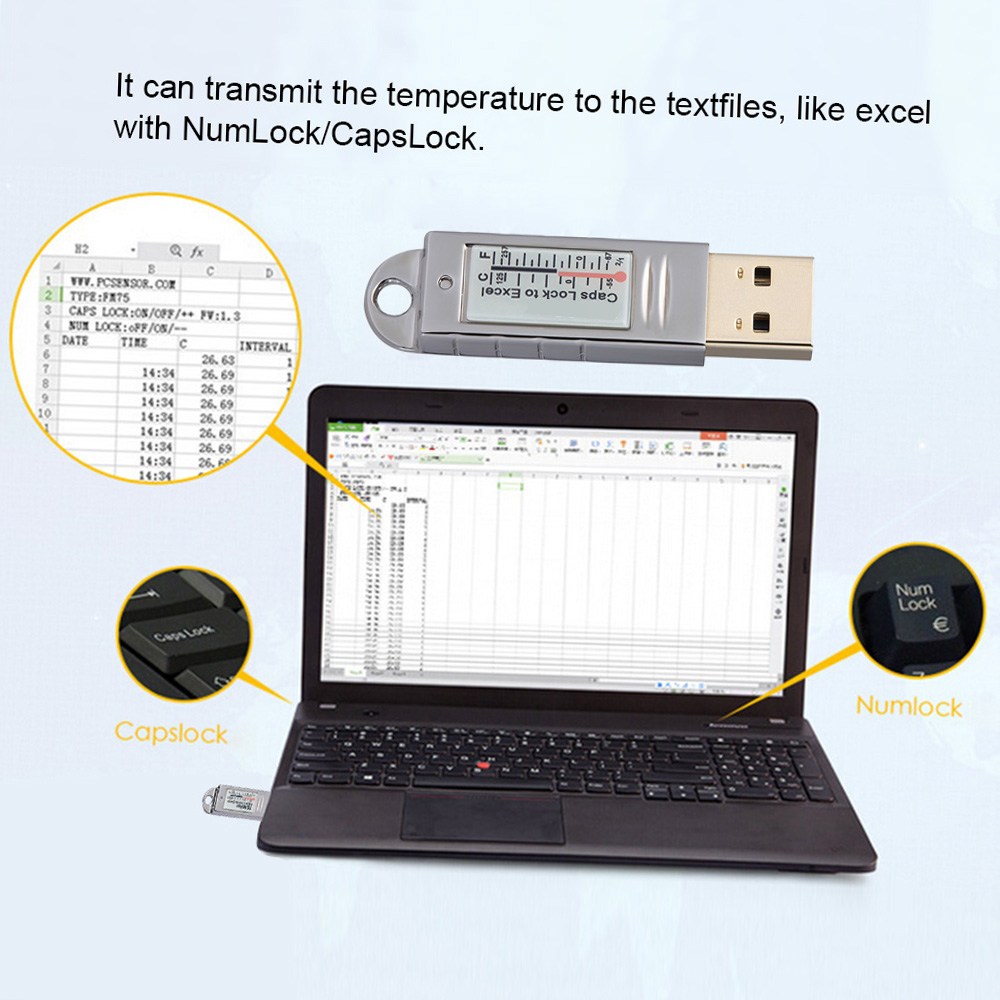 PCsensor USB Thermometer Hygro - Digital Hygrometer Probe recensione e prezzo