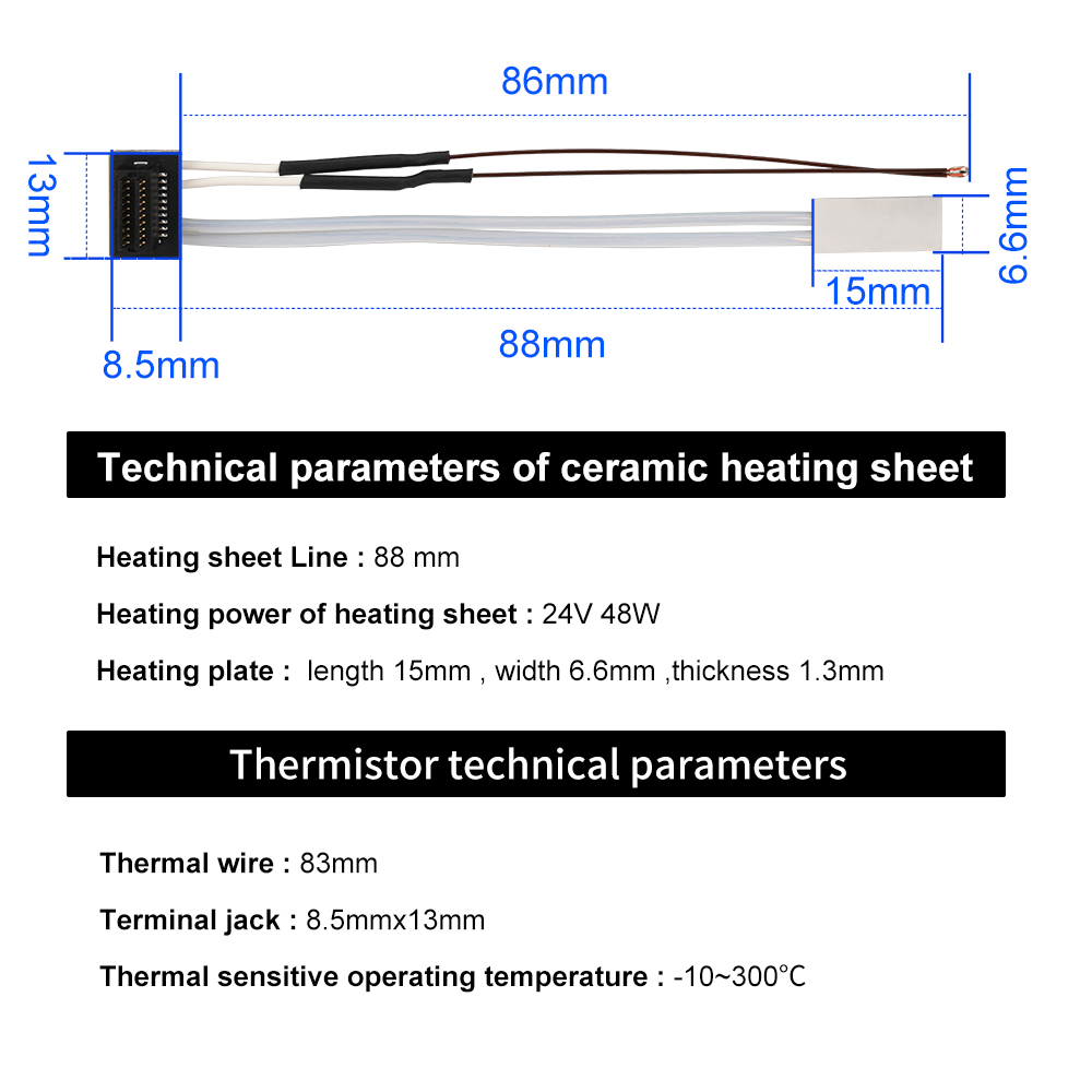 For Bambu Lab Hotend V2.0 V3.0 - Ceramic Heat Emitter recensione e prezzo
