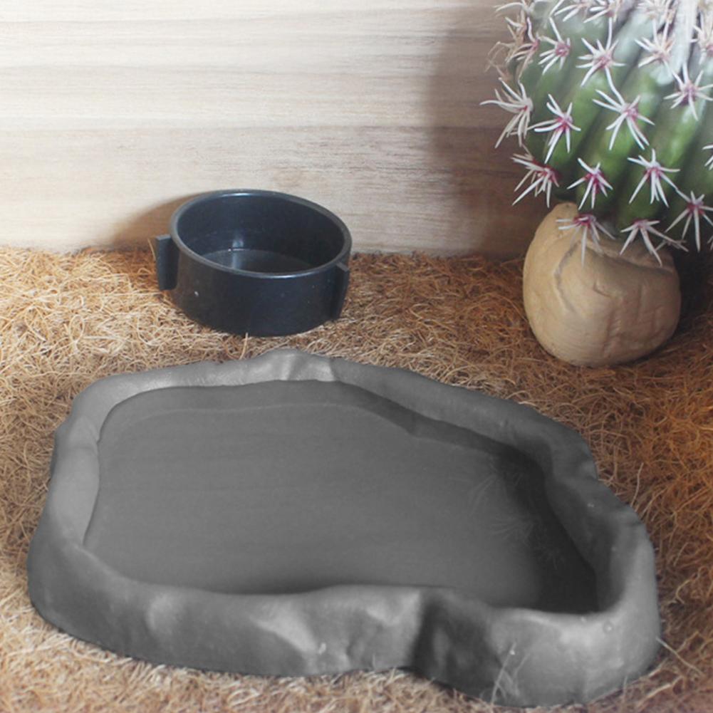 Reptile Feeder Plastic Imitati - Water Dish Reptile recensione e prezzo