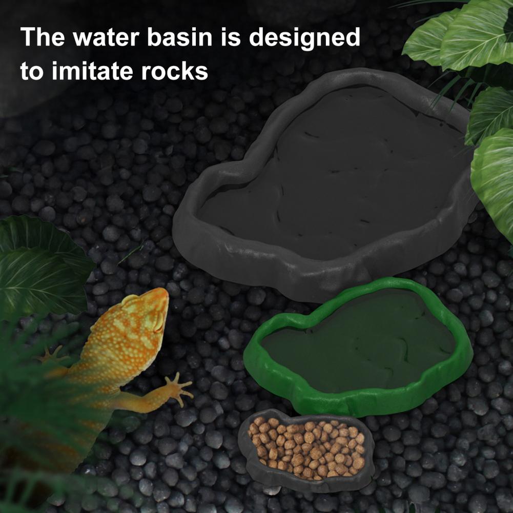Reptile Feeder Plastic Imitati - Water Dish Reptile recensione e prezzo