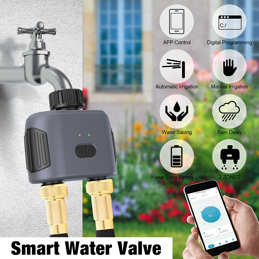 2 Outlets Tuya Smart Garden Wa - Timer Dual Outlet recensione e prezzo