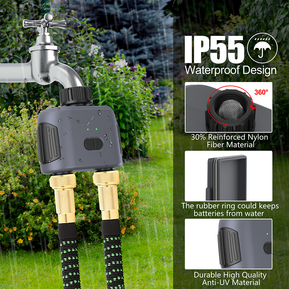2 Outlets Tuya Smart Garden Wa - Timer Dual Outlet recensione e prezzo