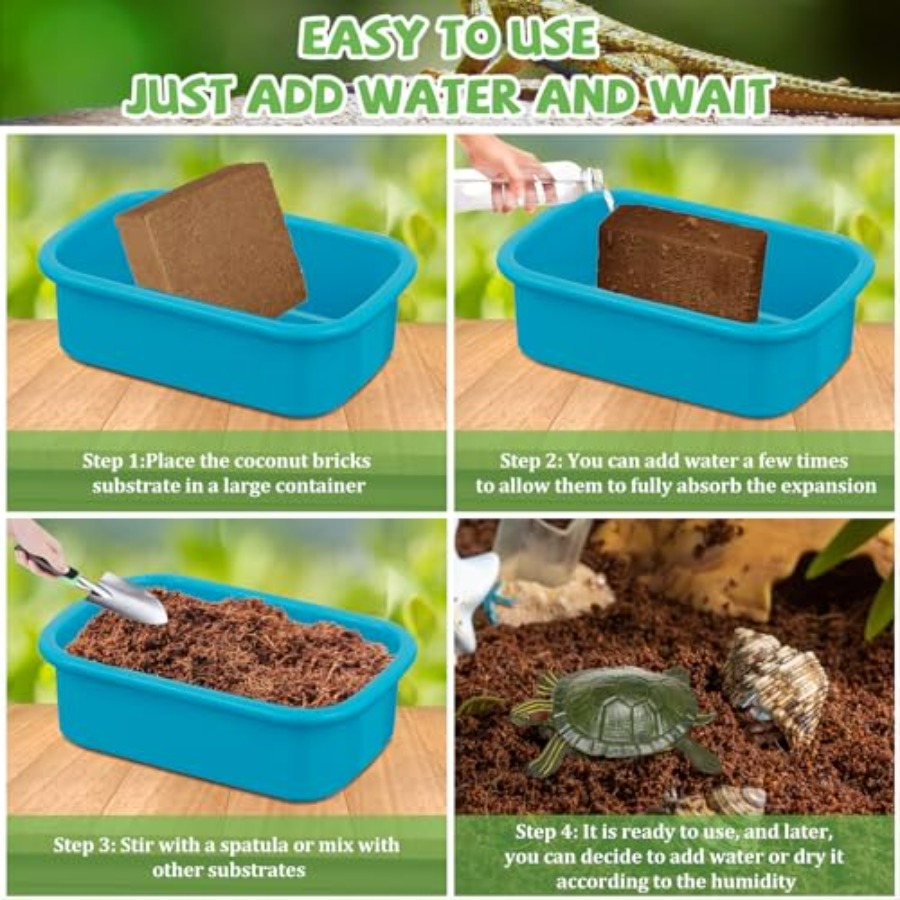10LBS Natural Coconut Fiber Su - Substrate Coconut Fiber recensione e prezzo