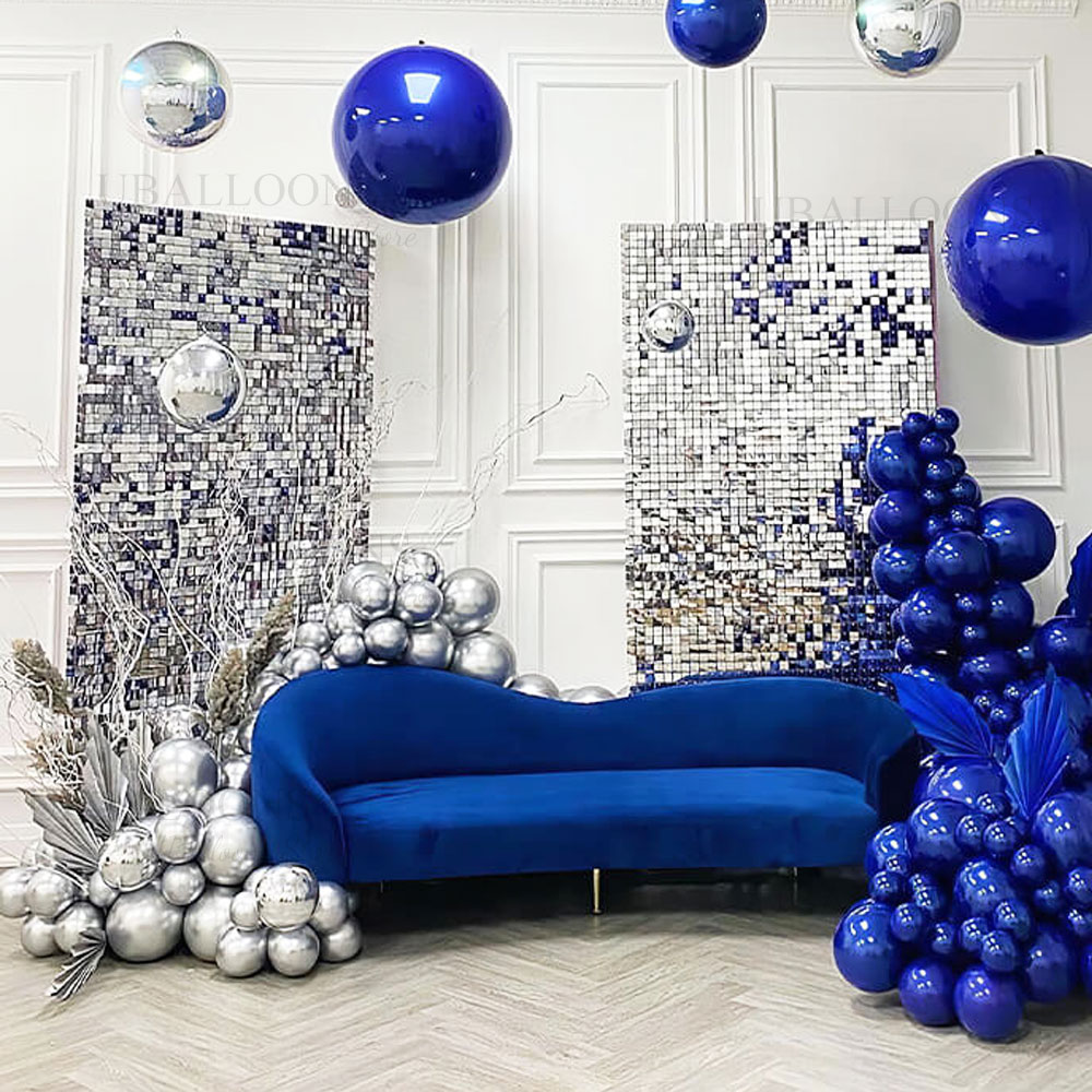 Silver Sequin Wall Backdrop Pa - Pvc Panel Background recensione e prezzo