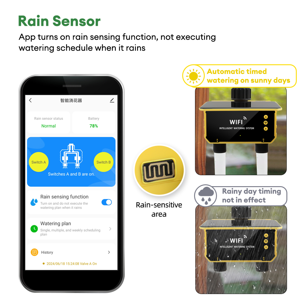 WiFi Solar Timer Dual Water Va - Timer Dual Outlet recensione e prezzo